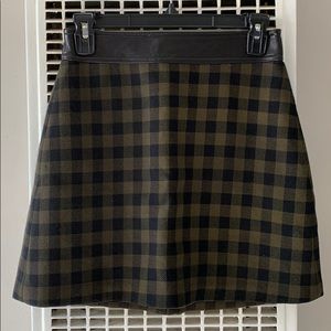 Rare Gingham Check Mini Skirt